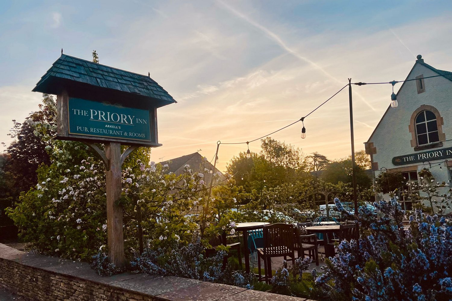 Opening Times at The Priory, Tetbury